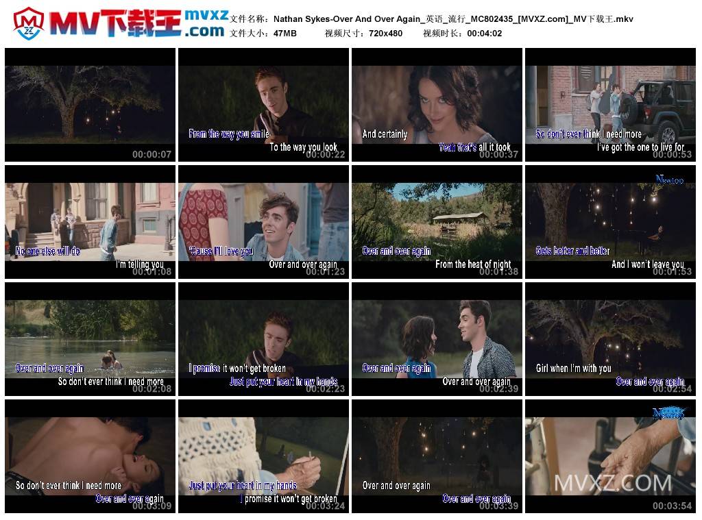 Nathan Sykes-Over And Over Again_英语_流行_MC802435